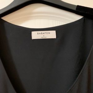 Babaton black dress top
